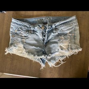 American eagle jean shorts